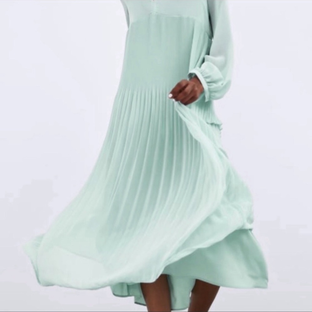 Zara | Dress | Pleated Dress - Picture 5 of 12
